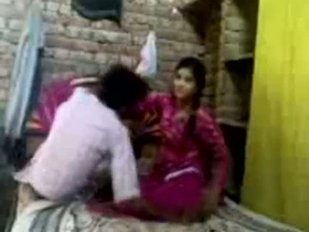 Senior couple enjoys steamy home sex with gorgeous teen