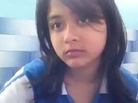 Adorable Indian collage girl with nice tits