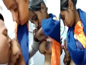 Office manager enjoys some fun with her employees