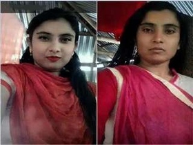 Beautiful Indian girl poses naked for seductive selfies