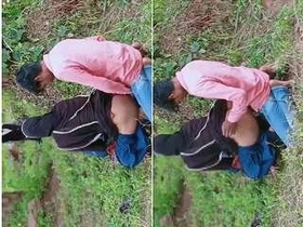 Desi wife and diva have street sex in public