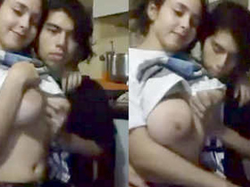 Sibling explores each other's breasts in taboo video