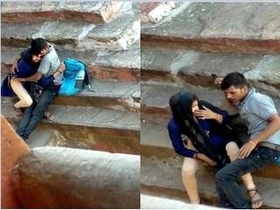 Outdoor lover enjoys pussy licking and foreplay