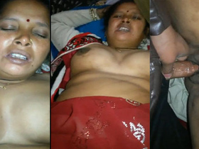 Mature aunt from Bihari village indulges in sex with multiple partners