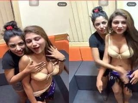 Desi model flaunts her curves