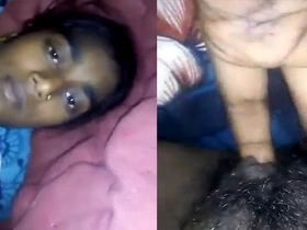 A shy rural woman pleasures herself with her hands