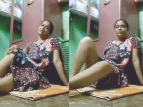 Busty housewife Nisha gets naughty on camera