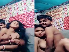 Hot couple from Bijnor village gets naughty on camera
