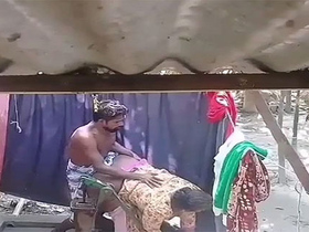 Mature Bangladeshi wife gets fucked by young man in village