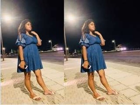 Cute Indian babe flaunts her breasts and damp vagina