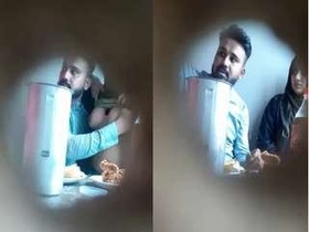 Adorable Indian girl giving a blowjob