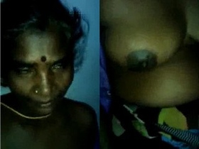 Desi mama puts pressure on husband's chest in steamy video
