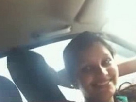 Desi couple's car sex in public