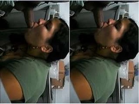 Indian wife gives an erotic blowjob to her husband