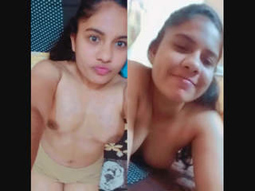 College girl flaunts her body and gets naughty