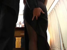 Chubby Japanese woman joins DIN and fucks in marriage