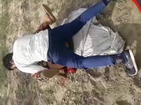 Randice gets double penetrated in the great outdoors