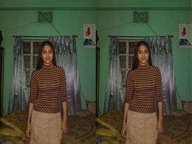 Indian babe gets naughty in the bathroom