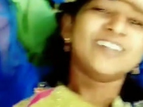 Young girl receives cum after outdoor sex