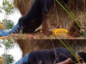 First-time outdoor sex with a desi couple