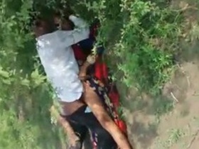 Caught on camera: couple having sex outdoors