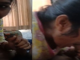 Desi's blowjob skills impress her employer