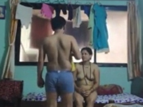 Naughty maid and homeowner indulge in steamy hookup