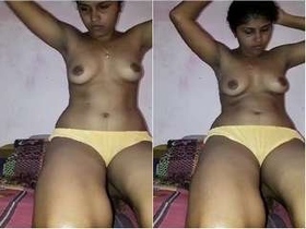 Busty Sri Lankan wife flaunts her body in a sensual video