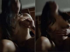 Hot Indian babe rides her partner's dick in reverse cowgirl
