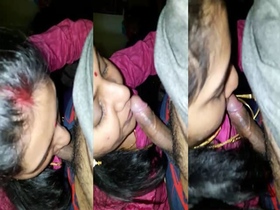 Indian wife gives a blowjob to her brother-in-law