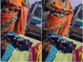 Desi bhabhi in lingerie: Watch her strip down to nothing