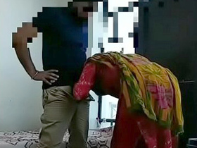 Indian girl gives oral pleasure to her partner