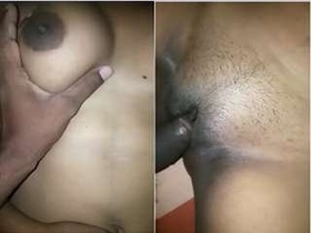 A stunning girl pleasures herself before getting intimate