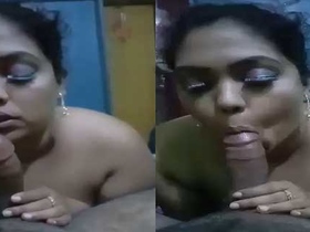 Indian bhabhi gives a steamy blowjob to a client in Dehati
