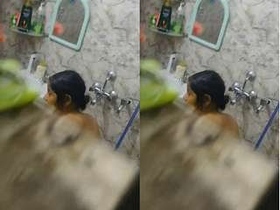 Caught on camera: Bhabi's private bathing session