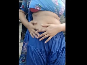 Young girl masturbates and urinates in the shower
