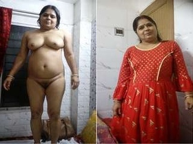 Cheating Indian bhabi gives a blowjob and gets doggy style fucked