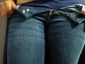Busty Indian bhabhi enjoys playing with her hairy pussy
