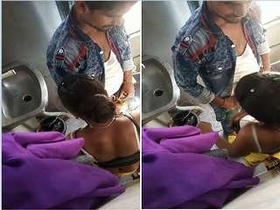 Train ride turned into steamy sex session for desi couple caught on camera