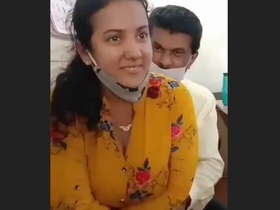 Office worker gets naughty with her boss on the desk