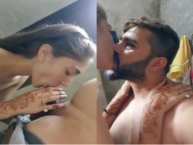 Exclusive video of a stunning wife giving a blowjob