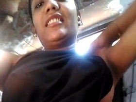 Sizzling hot Indian college student takes nude selfies in the bathroom