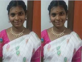 Exclusive Indian bhabhi in lingerie changes clothes in front of camera