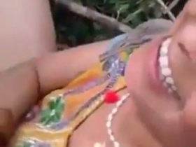 Desi video of outdoor threesome with randy Kamapisachi