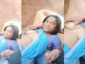 Indian village bhabhi enjoys outdoor sex in public
