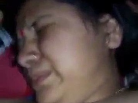 Desi MILF sex on a pillow with aunt XXX