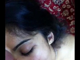 HD video of a steamy Indian office girl getting naughty in a hotel room