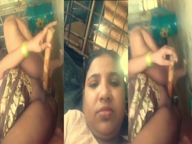 Mature Bhabhi from Bangla hills pleasures herself on camera