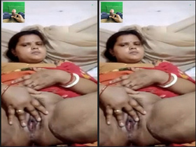 Busty Bhabhi teases and pleases herself in Part 1 of her solo masturbation video