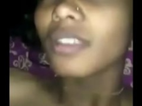 Young couple enjoys steamy sex in a bedroom